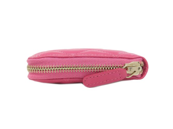 Portafoglio lungo Chanel Matelassé Coco Mark Rosa - vista 3