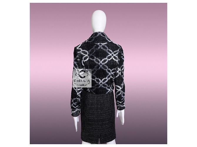 Chanel Neue Werbekampagne 2019 Schwarze Tweedjacke 34 FR - Ansicht 11