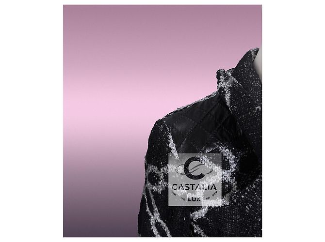 Chanel Neue Werbekampagne 2019 Schwarze Tweedjacke 34 FR - Ansicht 9