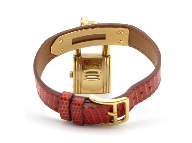Kelly-Uhr von Hermès. Golden - Ansicht 5