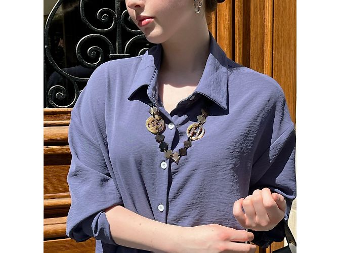 Collana sautoir Hermès. Multicolore - vista 2