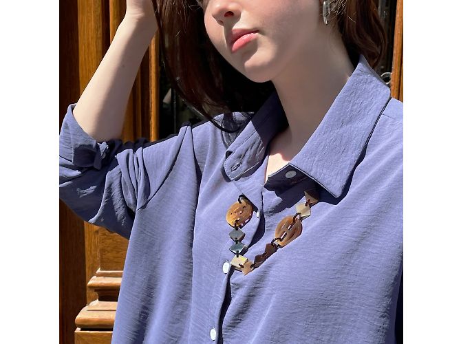 Collana sautoir Hermès. Multicolore - vista 3