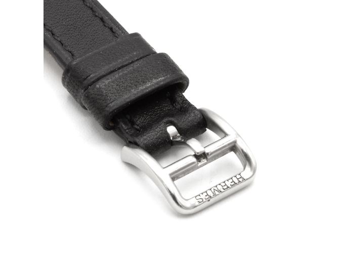 Orologio Hermès Médor acciaio quadrante nero Argento - vista 6