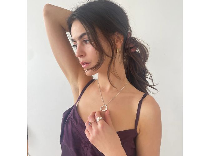 Collana "Open Heart" di Tiffany & Co. Argento - vista 2