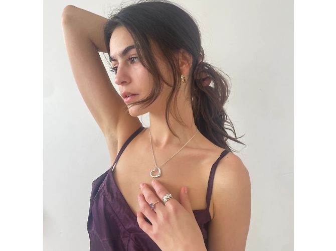 Collana "Open Heart" di Tiffany & Co. Argento - vista 4