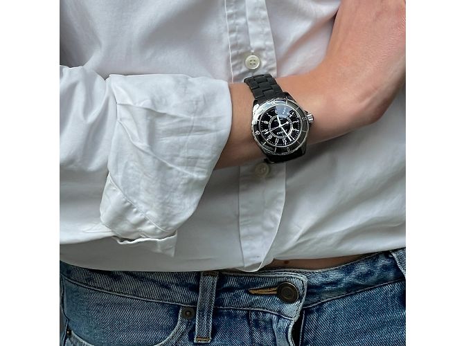 Reloj automático Chanel J12. Negro - vista 4