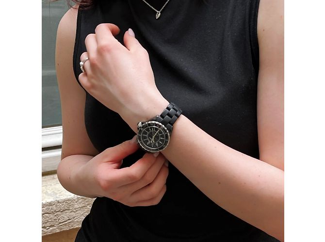 Reloj automático Chanel J12. Negro - vista 8