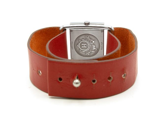 und eine originale Hermès-Uhr. Silber - Ansicht 6