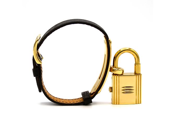 Kelly-Uhr von Hermès. Golden - Ansicht 4