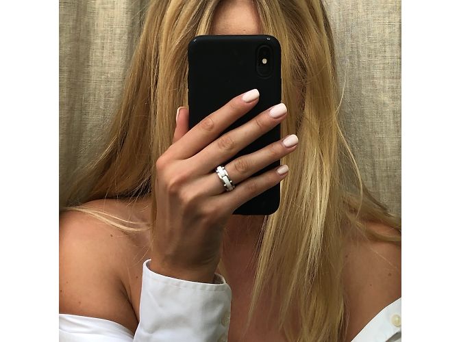 Chanel Ultra Ring aus Weißgold und weißer Keramik Größe 52 Silber - Ansicht 2