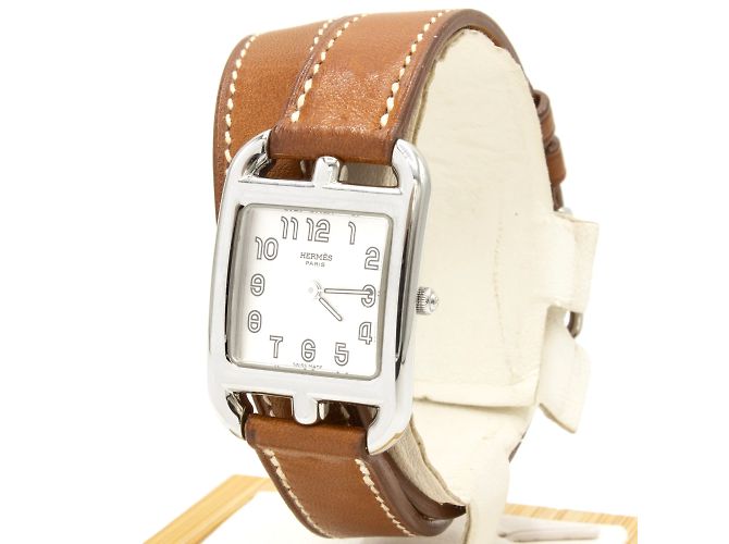 Reloj de dama Hermès "Cape Cod" modelo CC1.210 Plata - vista 2