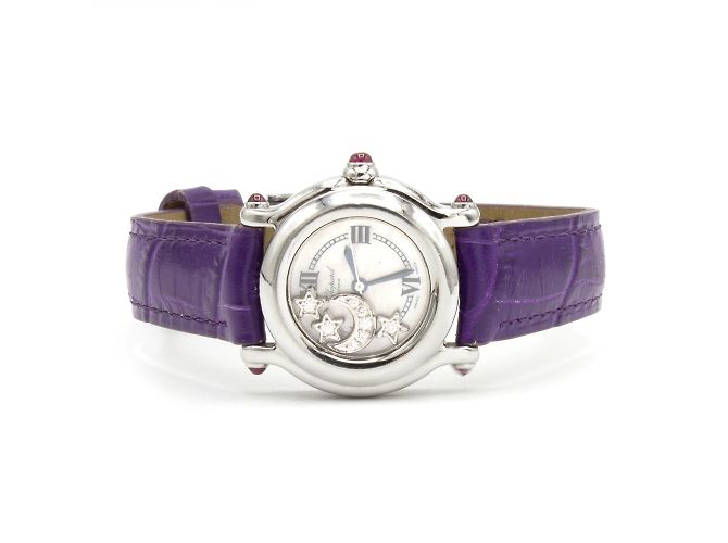 Chopard Happy Sport Uhr aus Stahl. Silber - Ansicht 2