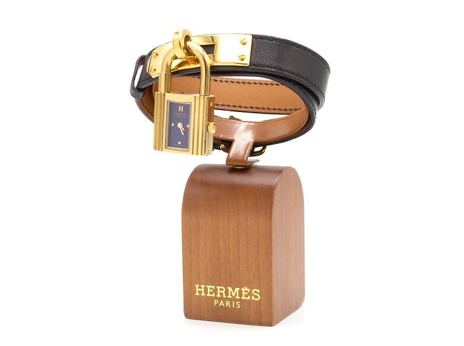 Kelly-Uhr von Hermès. Golden - Ansicht 4
