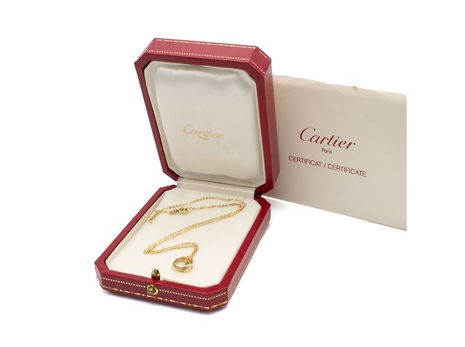 Collana Trinity di Cartier D'oro - vista 4