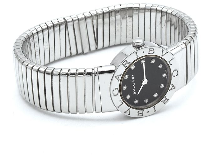 Relógio Bulgari, modelo Tubogas em aço. - vista 3