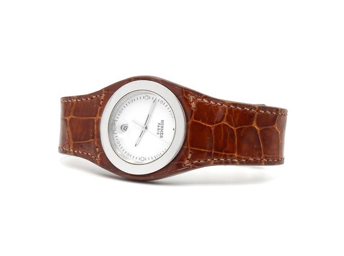 Harnais Uhr (HA3.710) von Hermès Silber - Ansicht 2