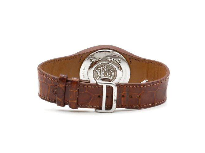 Harnais Uhr (HA3.710) von Hermès Silber - Ansicht 3