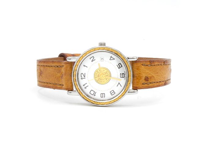 Orologio Sellier di Hermès. D'oro - vista 5