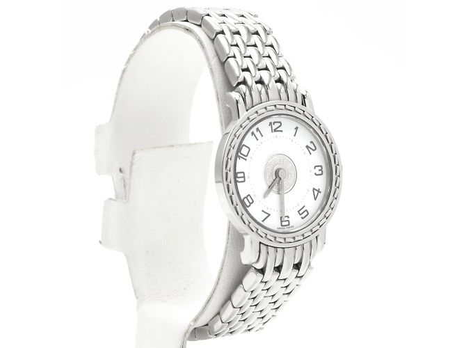 Hermès Orologio Hermes Sellier (SE4.210). Argento - vista 4