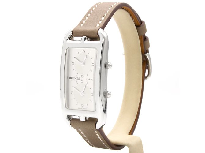 Hermès Relógio Hermes Cape Cod CC3.210. Prata - vista 2