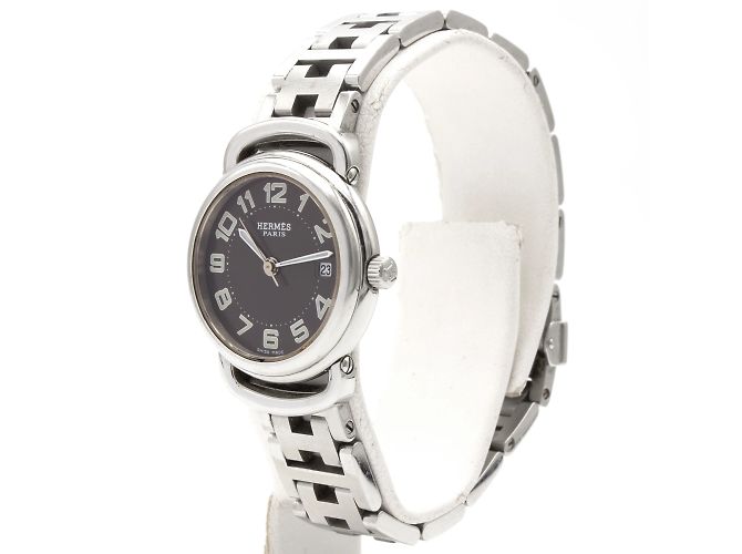 Montre Hermès Pullman (modèle PU2.210). Argenté - vue 2