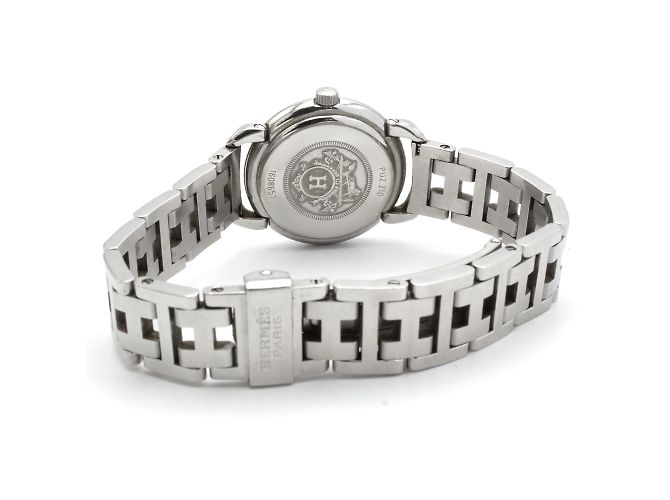 Montre Hermès Pullman (modèle PU2.210). Argenté - vue 4