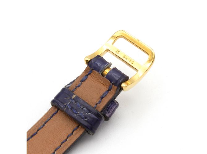 Sellier-Uhr von Hermès. Golden - Ansicht 4