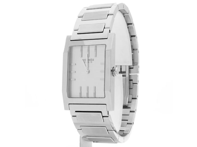 Orologio Hermès Tandem TA1.710 modello misto (uomini e donne). Argento - vista 3