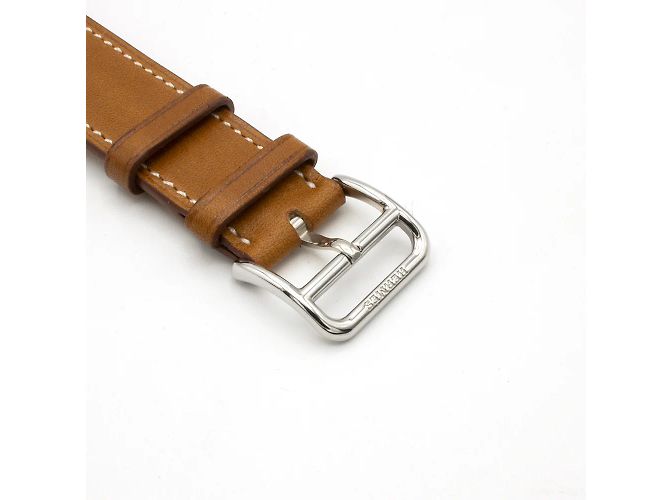 Superb relógio Hermès Clipper Chrono CL5.710. Prata - vista 5