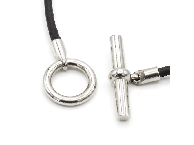 Pulseira Glénan Hermès; Preto - vista 4