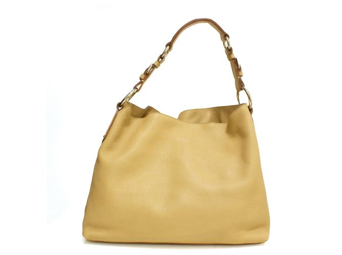 Tote Borsa a mano Prada in pelle beige - vista 4