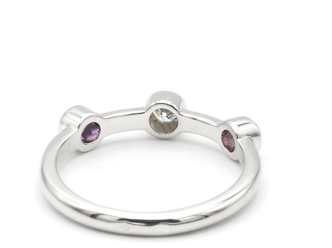 Chanel Ring aus 18K Gelbgold mit Peridot Turmalin und Iolith Größe 51 Silber - Ansicht 4