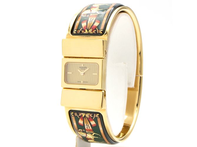 Orologio Hermès Loquet, modello LO1.210 per donne. D'oro - vista 2