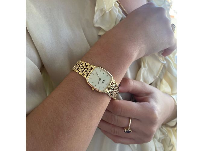 Reloj Longines de acero chapado en oro esfera champán Dorado - vista 2