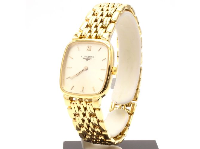 Reloj Longines de acero chapado en oro esfera champán Dorado - vista 3