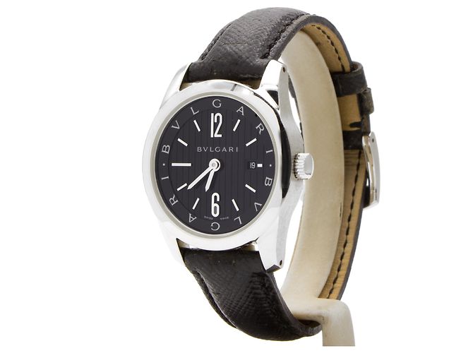 Relógio Bulgari Solotempo em aço. Preto - vista 2