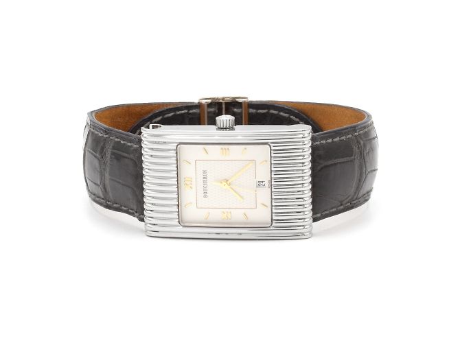 Boucheron-Uhr, großes Modell "Reflet". Silber - Ansicht 4