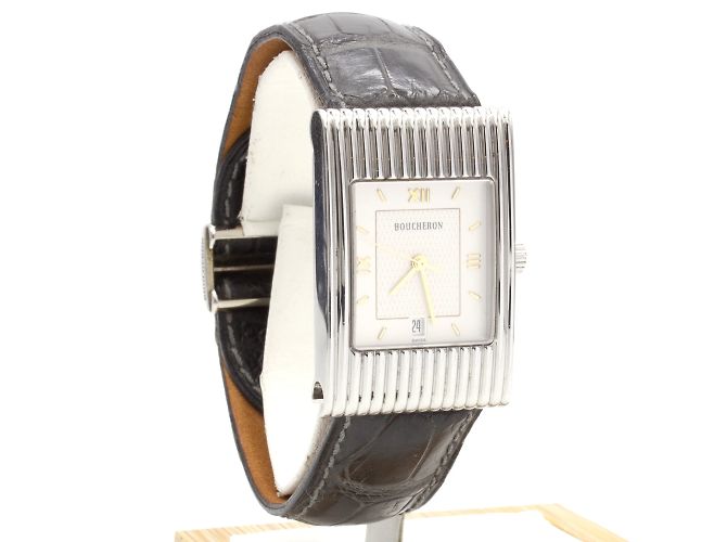 Boucheron-Uhr, großes Modell "Reflet". Silber - Ansicht 6