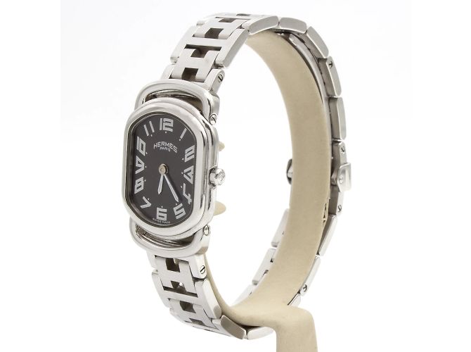 Espléndido reloj de dama Hermès, modelo Rallye. Plata - vista 2