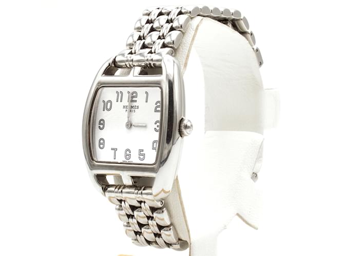 Cape Cod Tonneau Uhr von Hermès. Silber - Ansicht 2