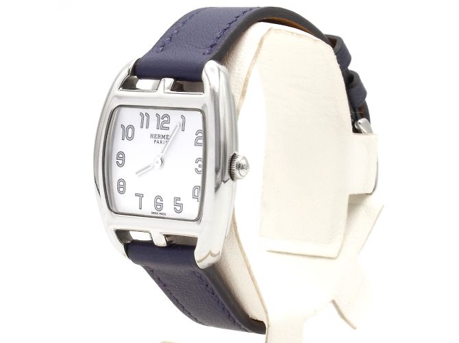 Reloj Tonneau Cape Cod de Hermès. Plata - vista 2