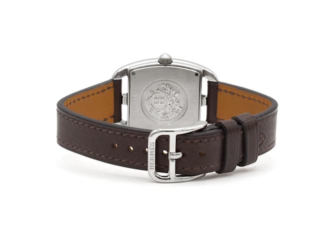 Cape Cod Tonneau Uhr von Hermès. Silber - Ansicht 3