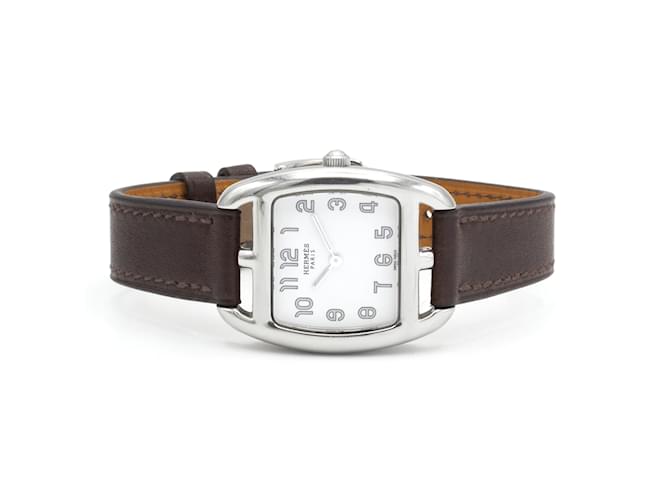 Cape Cod Tonneau Uhr von Hermès. Silber - Ansicht 4