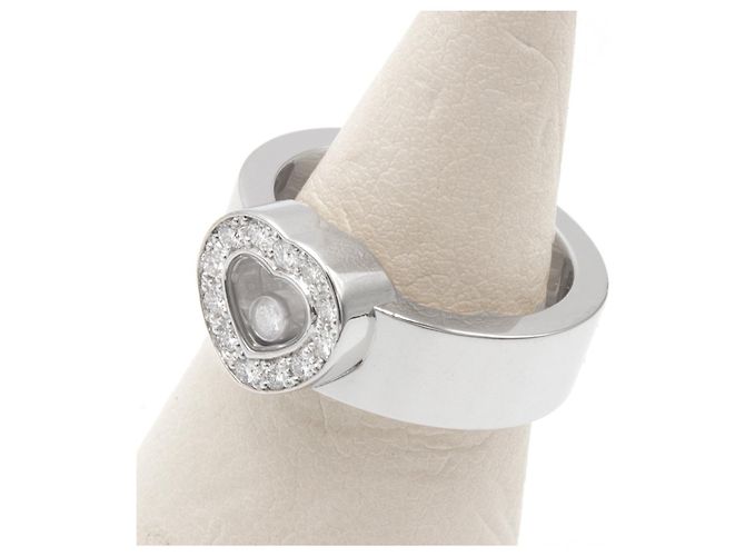 Anillo Chopard modelo "Happy Diamonds". Plata - vista 4