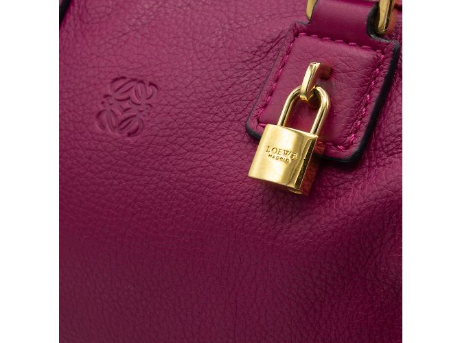 Bellissima borsa Loewe Amazona. Porpora - vista 8