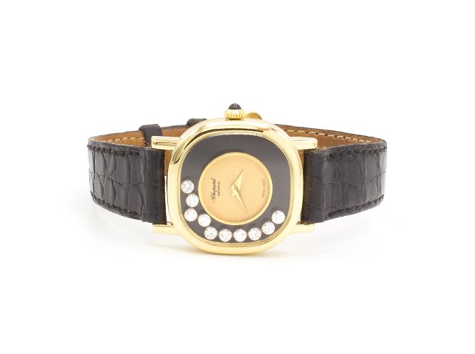 Chopard-Uhr, Happy Diamonds-Kollektion. Golden - Ansicht 3