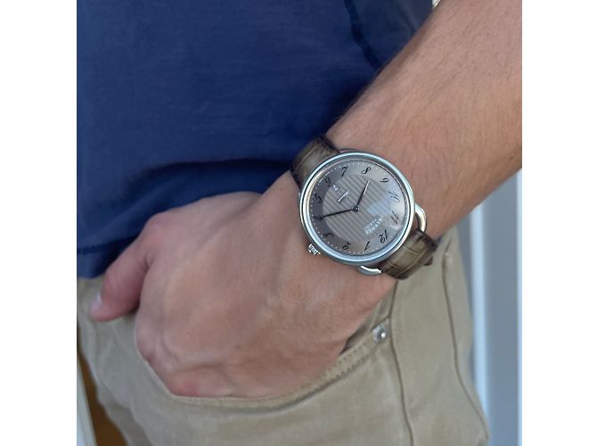 Relógio Hermès Arceau (AR8.61AQ). Prata - vista 2