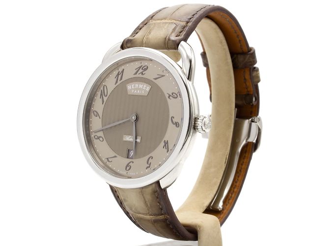 Relógio Hermès Arceau (AR8.61AQ). Prata - vista 3