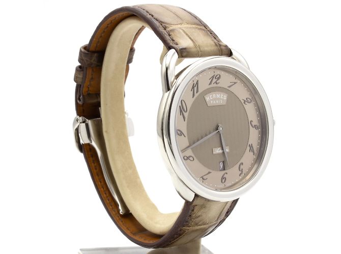 Relógio Hermès Arceau (AR8.61AQ). Prata - vista 4