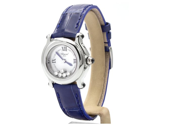 Chopard Happy Sport Uhr aus Stahl. Silber - Ansicht 2